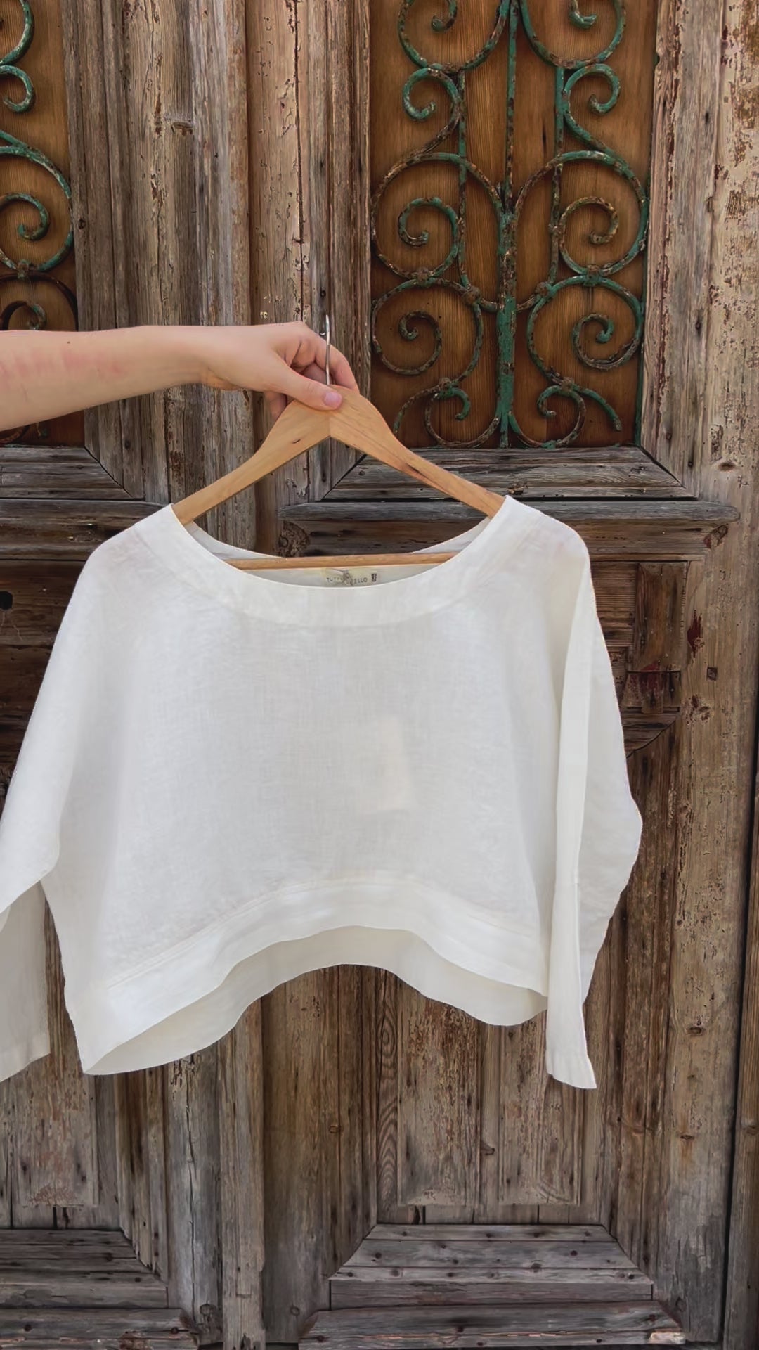Monti Top - Ivory Linen