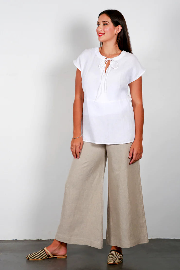 Linen Flares - Natural