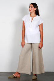 Linen Flares - Natural