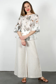Linen Flares - Natural