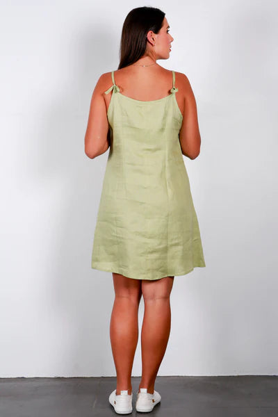 Chemise Dress - Pistachio