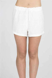 Linen Shorts - White