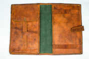 Goat Leather Book Cover With Buckle - A4