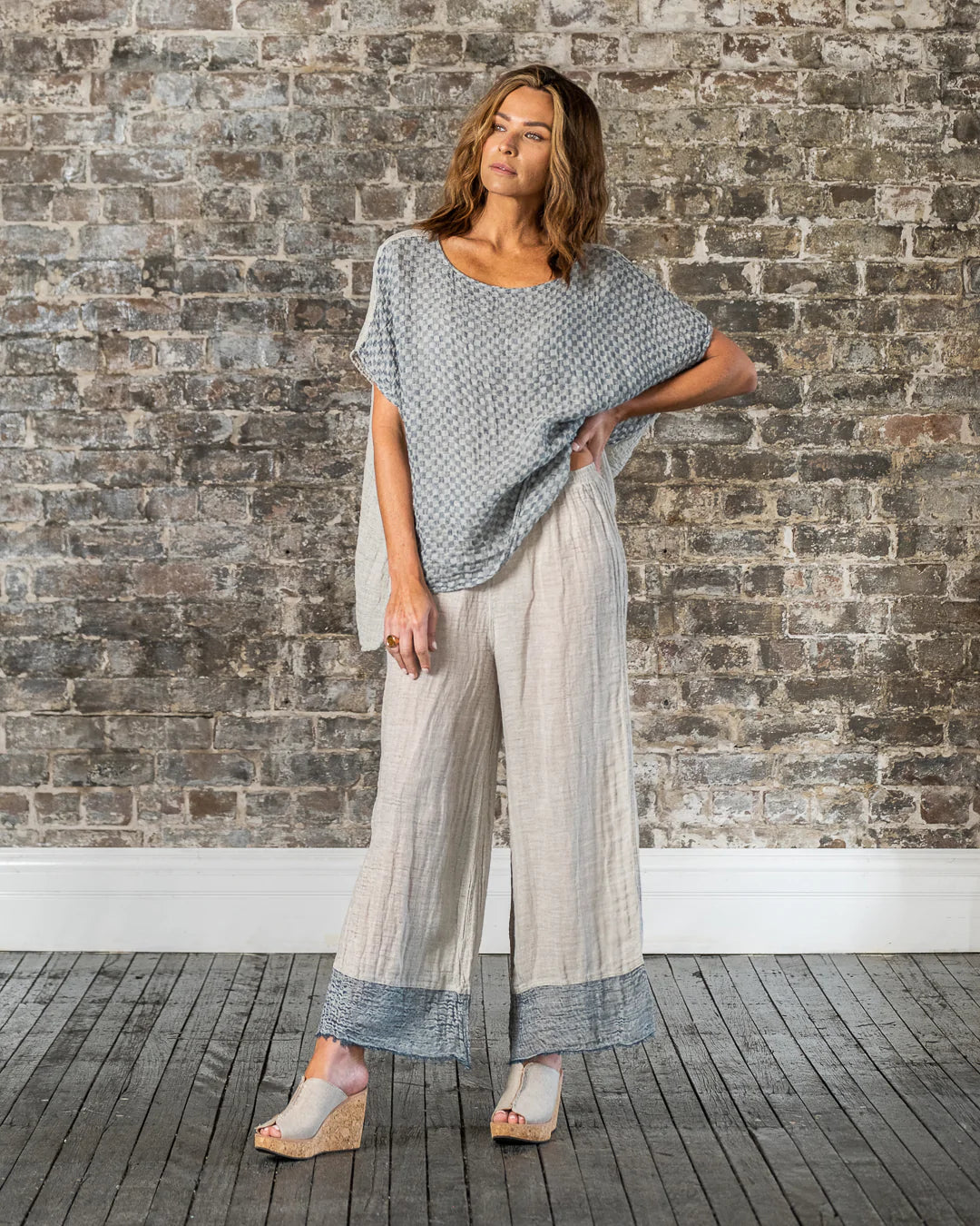 Pantalone Azz -Garza Venezia - Naturale