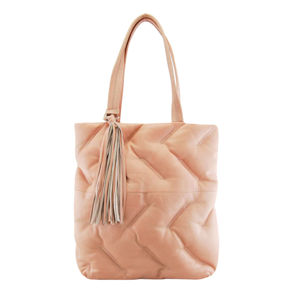 Coco Padded Tote Bag - Misty Pink