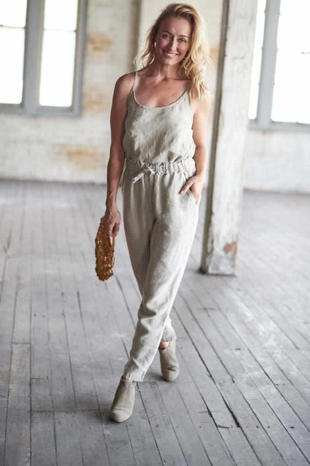 The Linen Lounge Pants - Natural