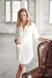 The Essential Linen Shirt - White