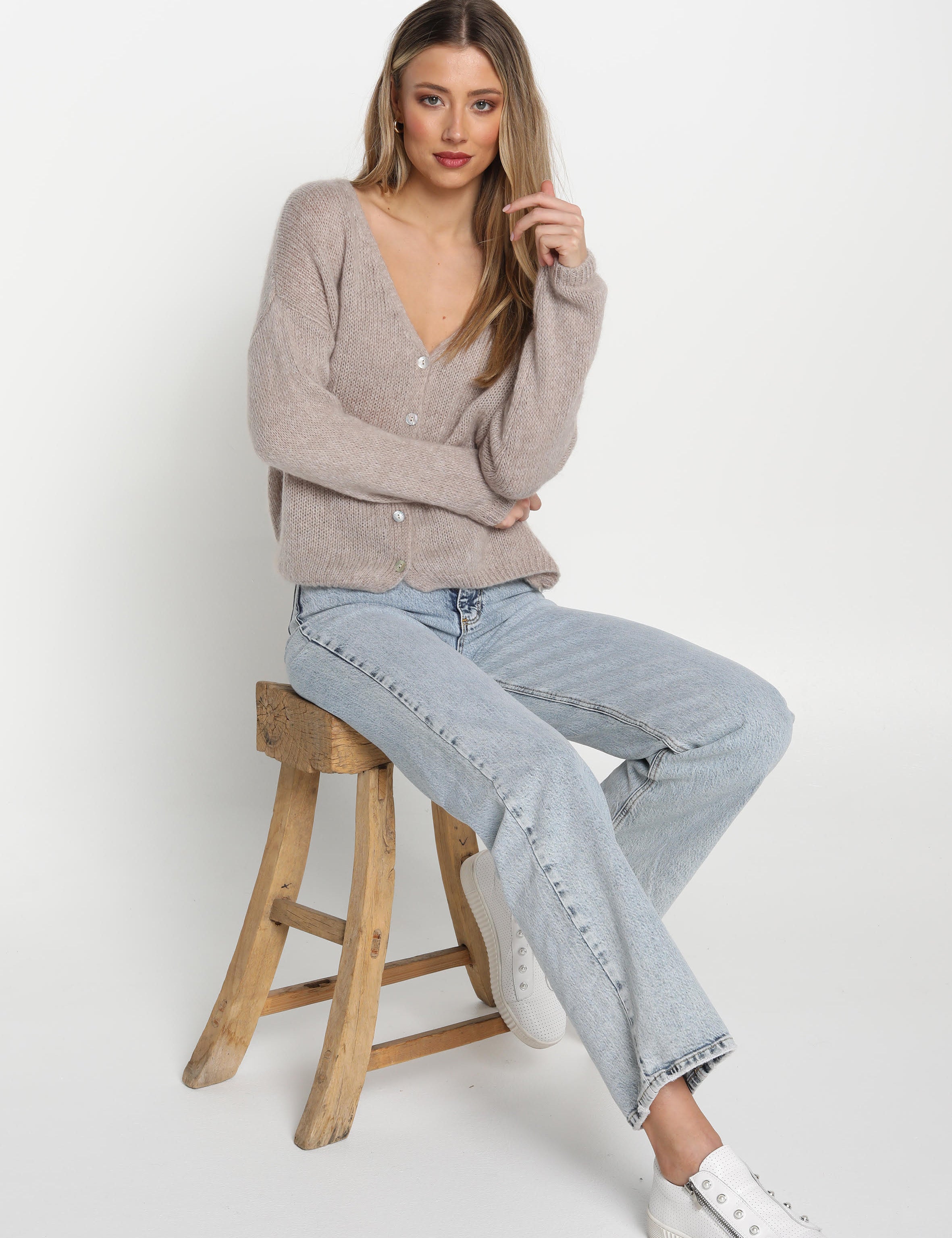 ES Short Button Cardigan