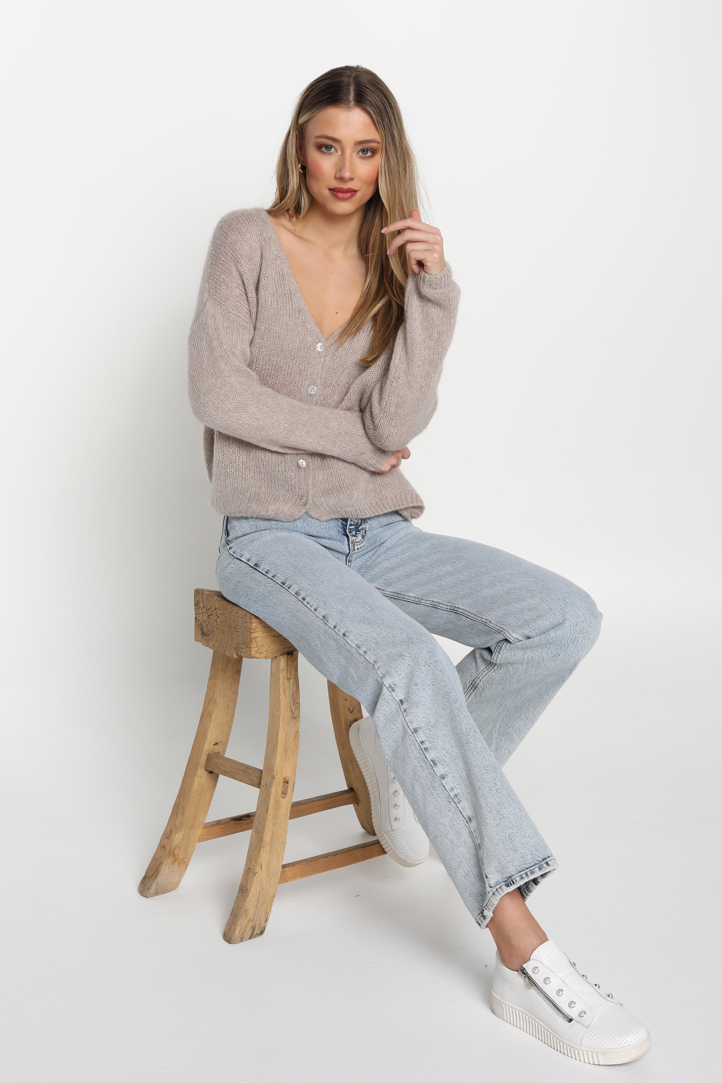 ES Short Button Cardigan