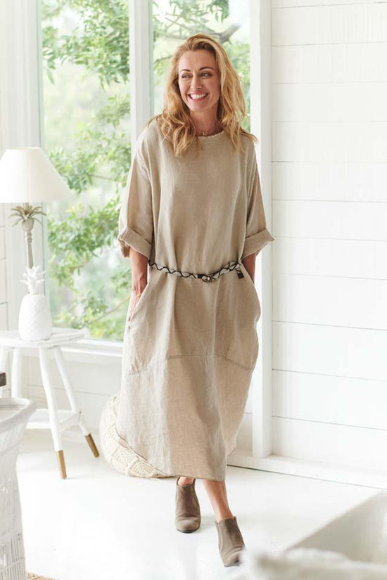 Eadie Malle Linen Dress - Natural