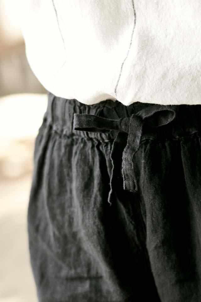 Linen Shorts - Black