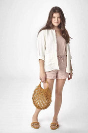 Linen Cami - Pink