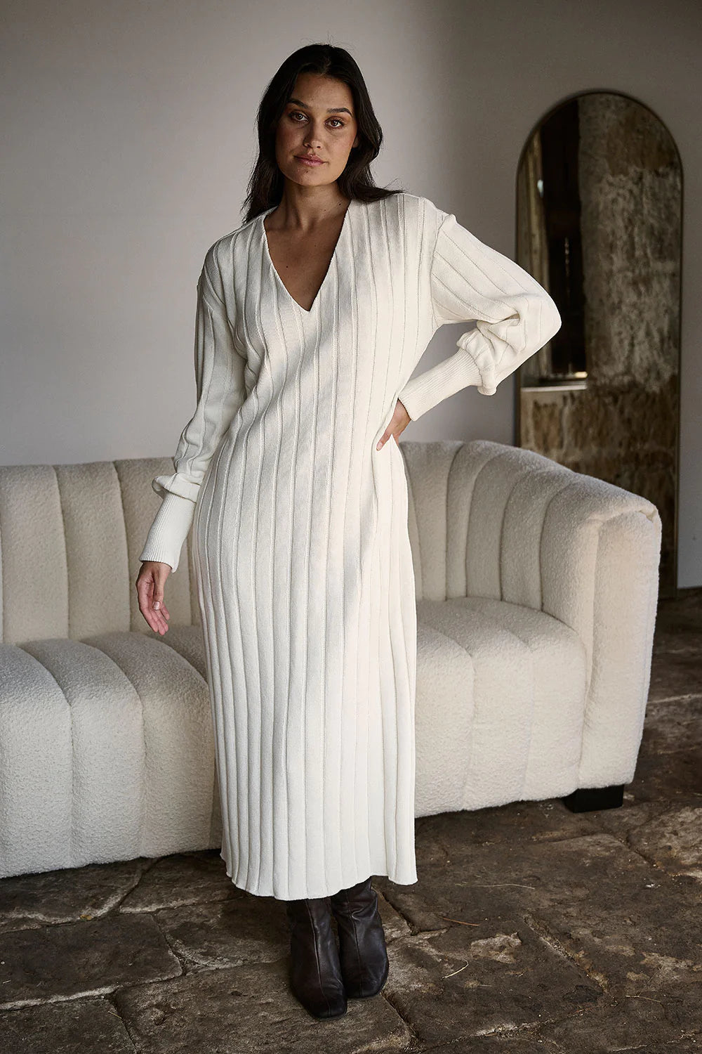 Arlow Dress - White