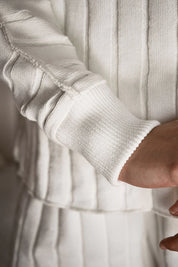 Catalina Zip Sweater - White