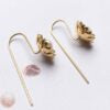 Lotus Hook Earrings