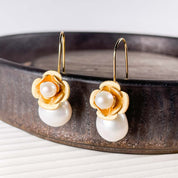 Rose Hook Earrings