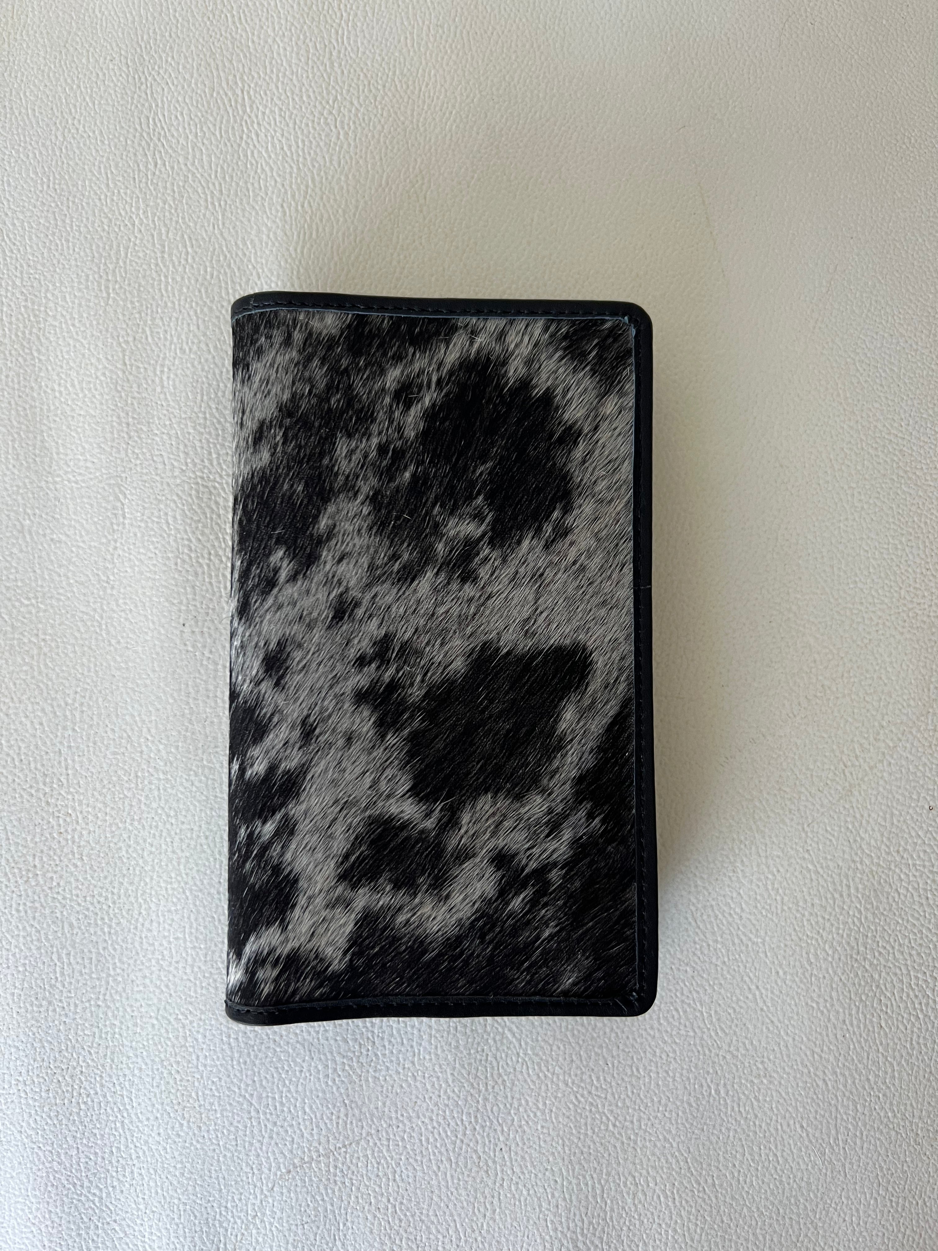 Cowhide Wallet - Buffalo B&W 2