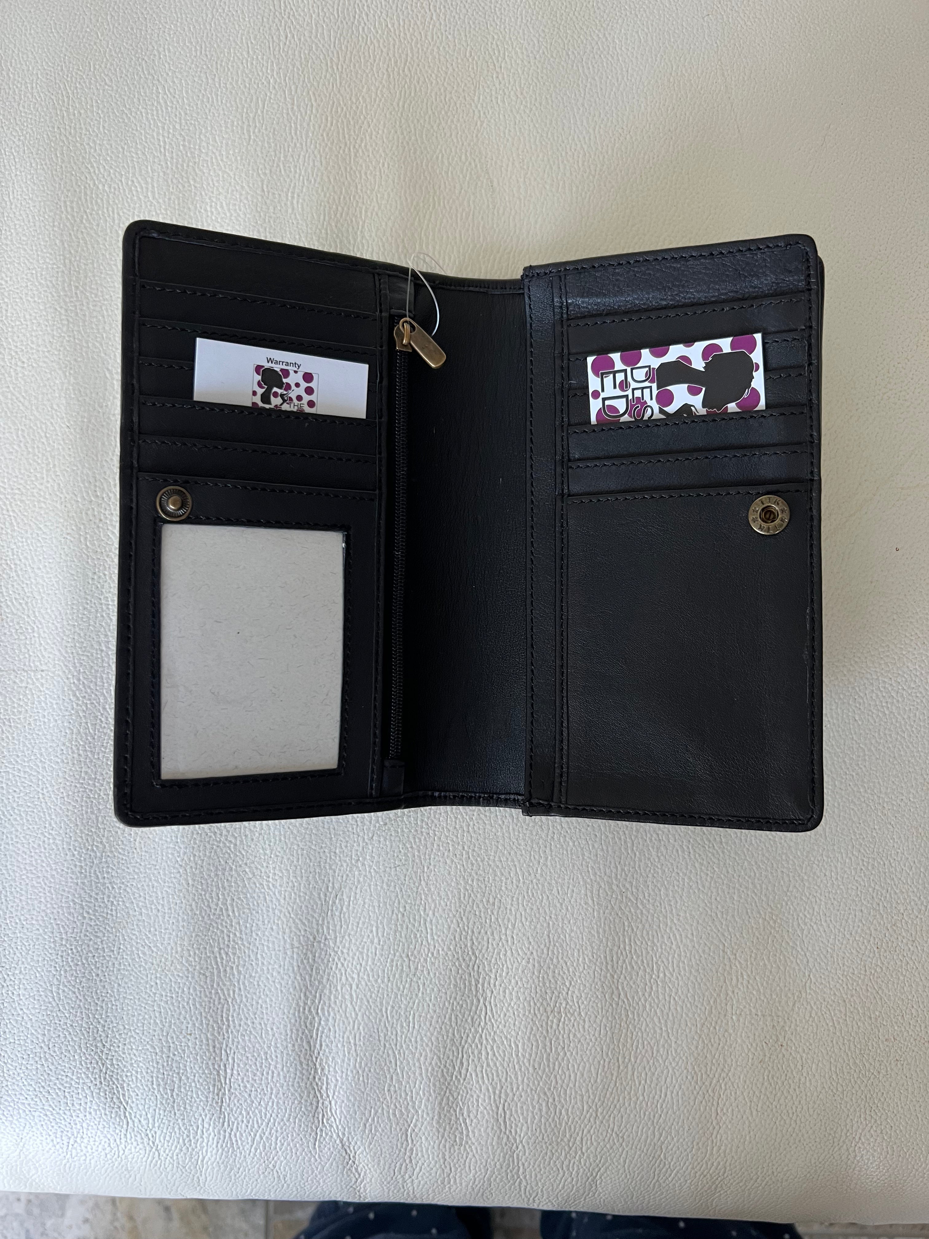 Cowhide Wallet - Buffalo B&W 2