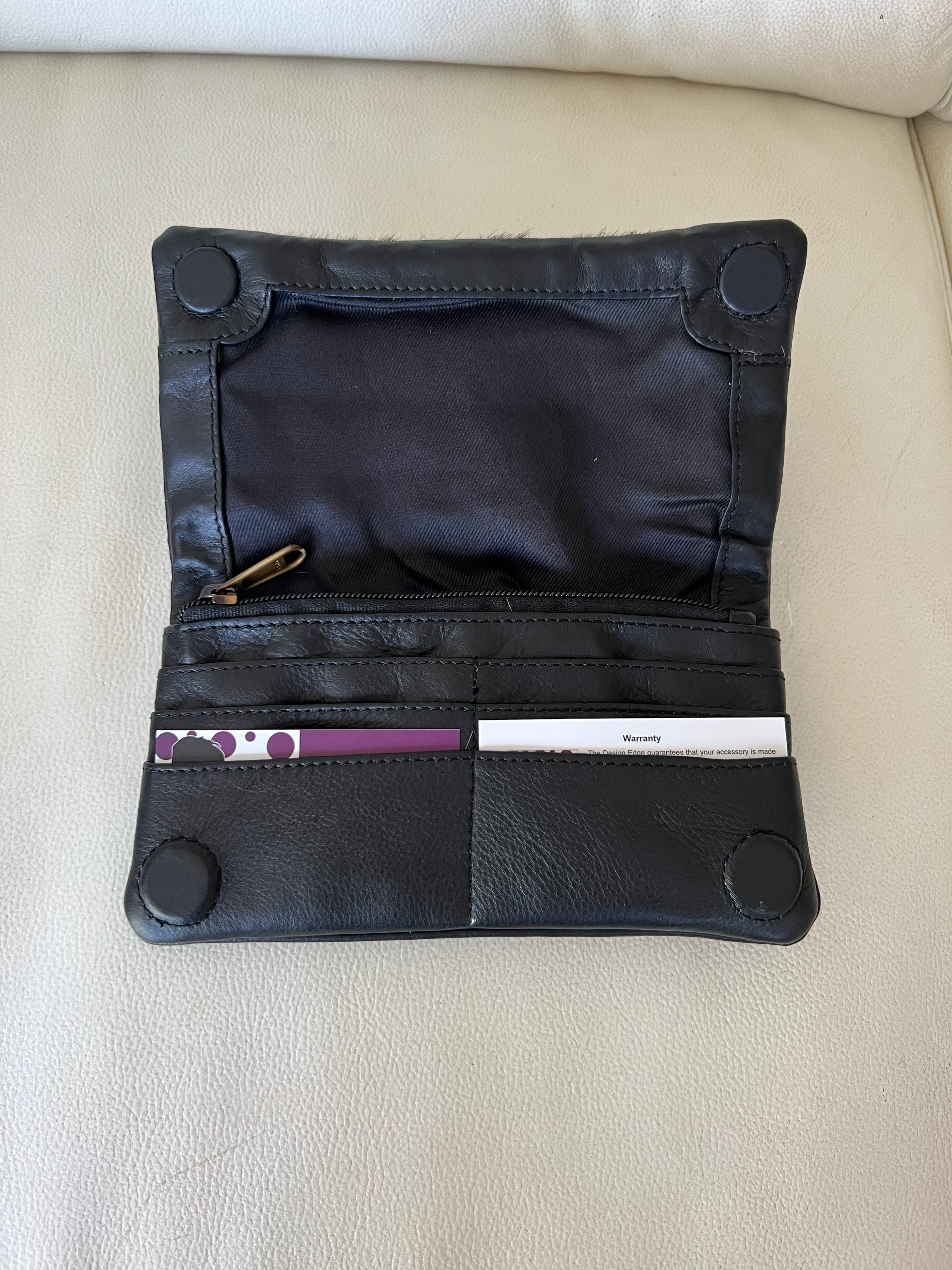 Cowhide Wallet Madison Black