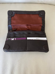 Cowhide Wallet Madison Brown