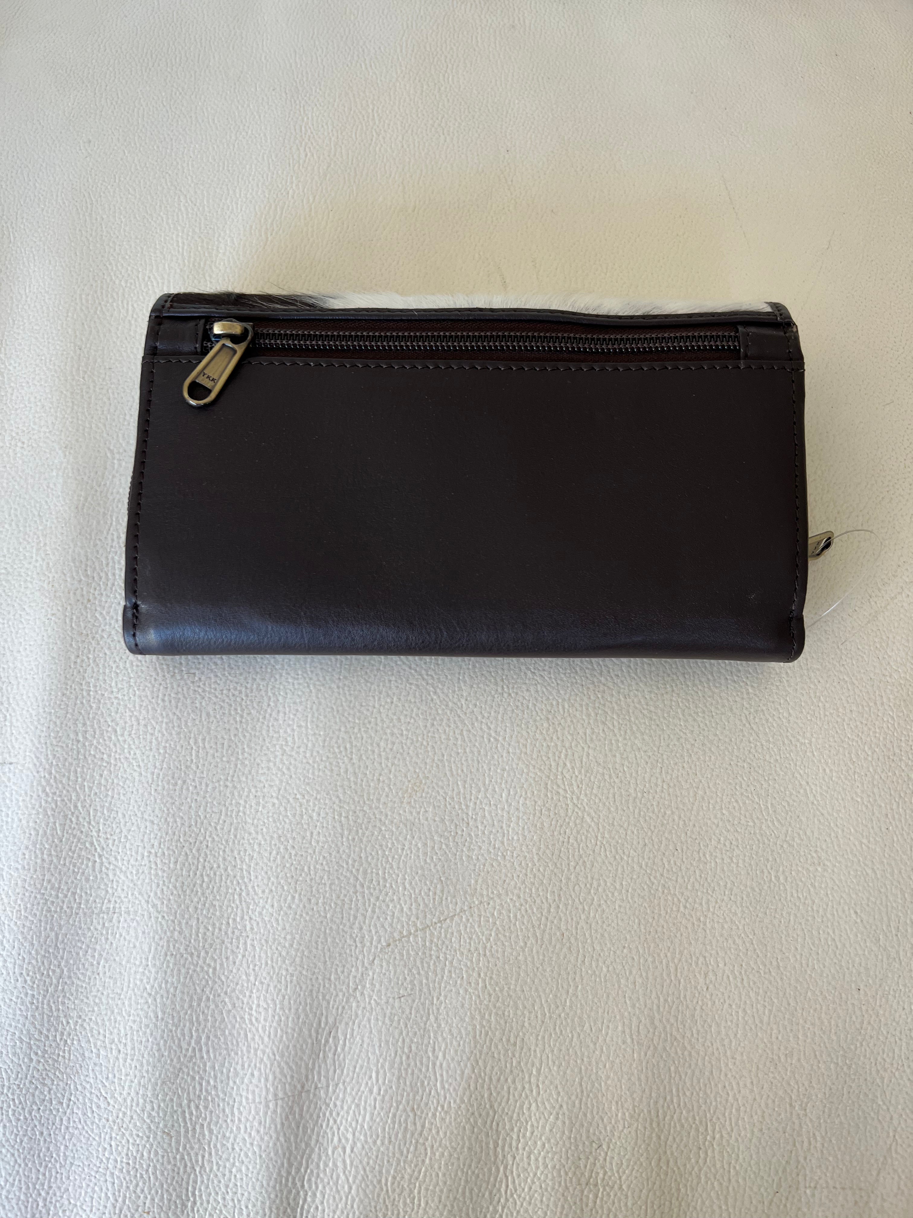 Cowhide Wallet New York Brown