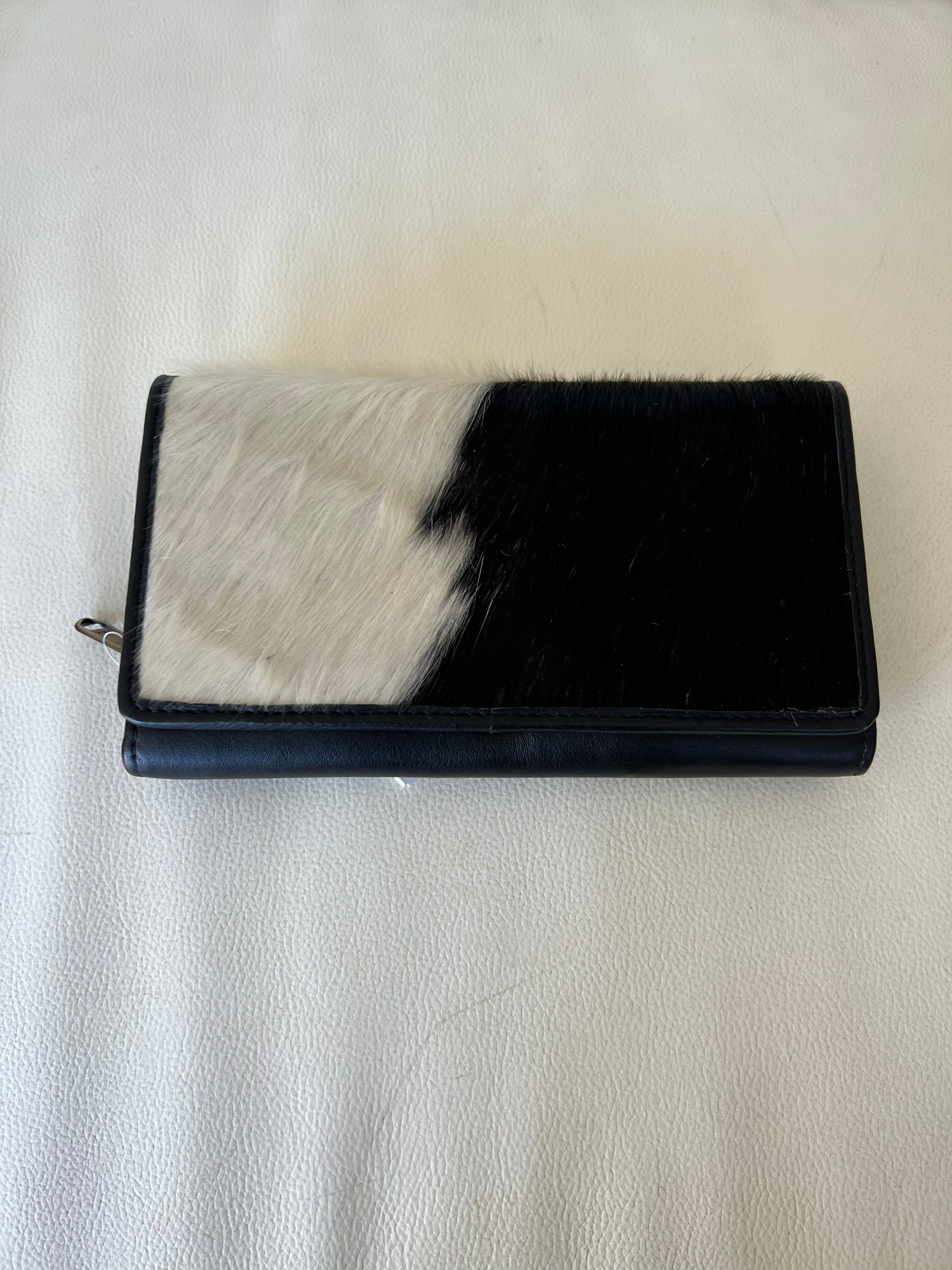 Cowhide Wallet New York Black