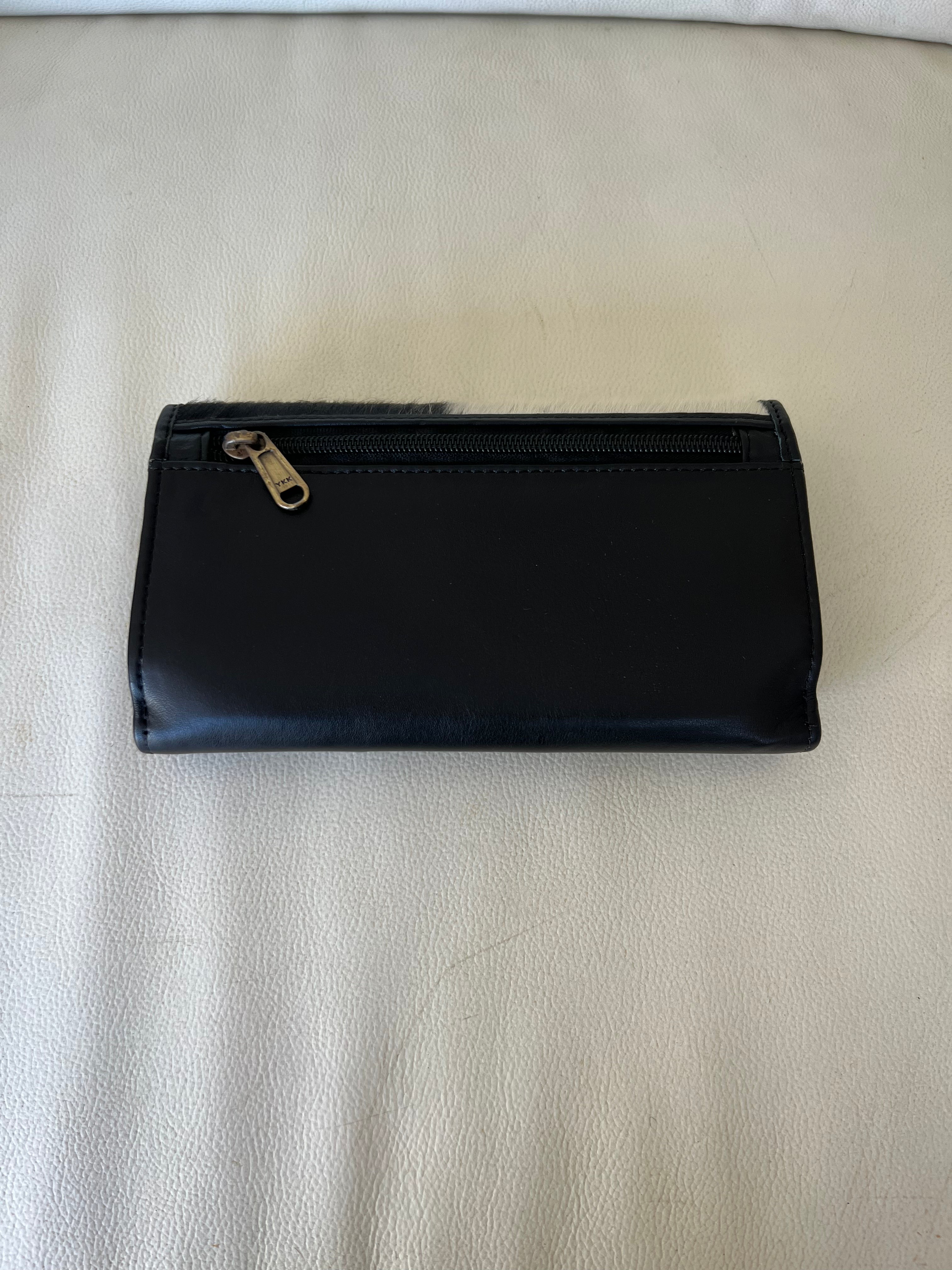 Cowhide Wallet New York Black