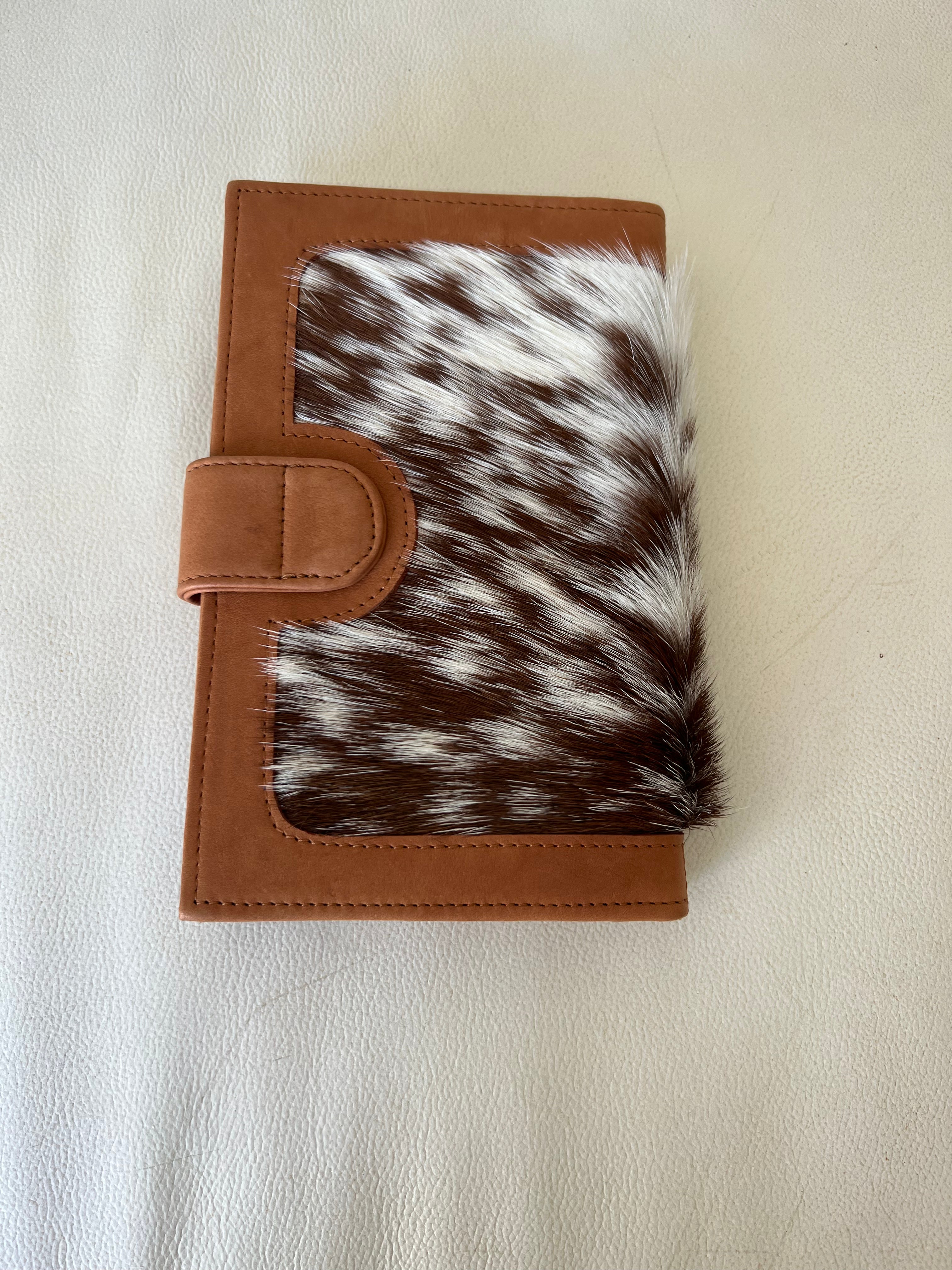 Cowhide Wallet Los Angeles Tan
