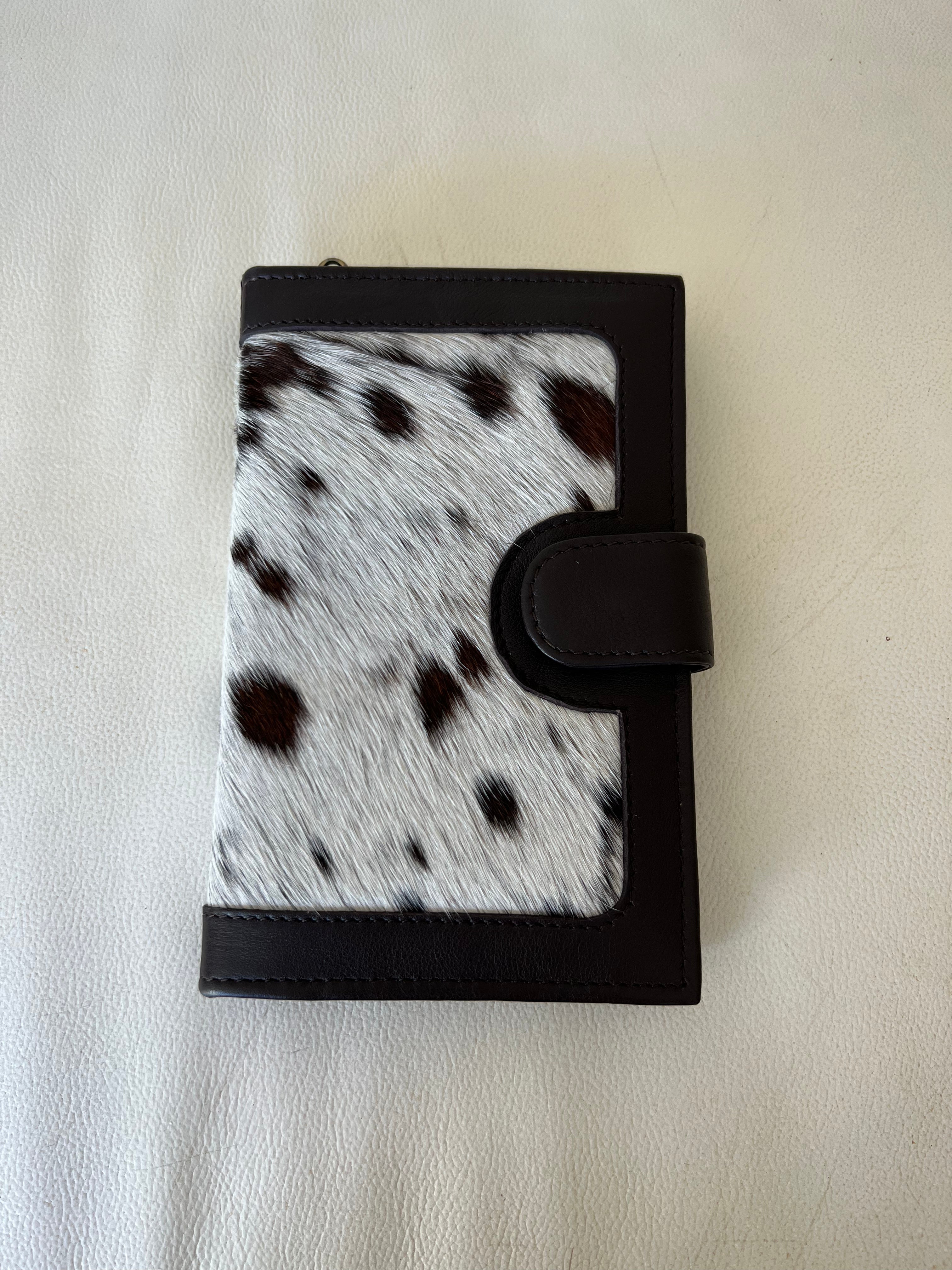Cowhide Wallet Los Angeles Brown