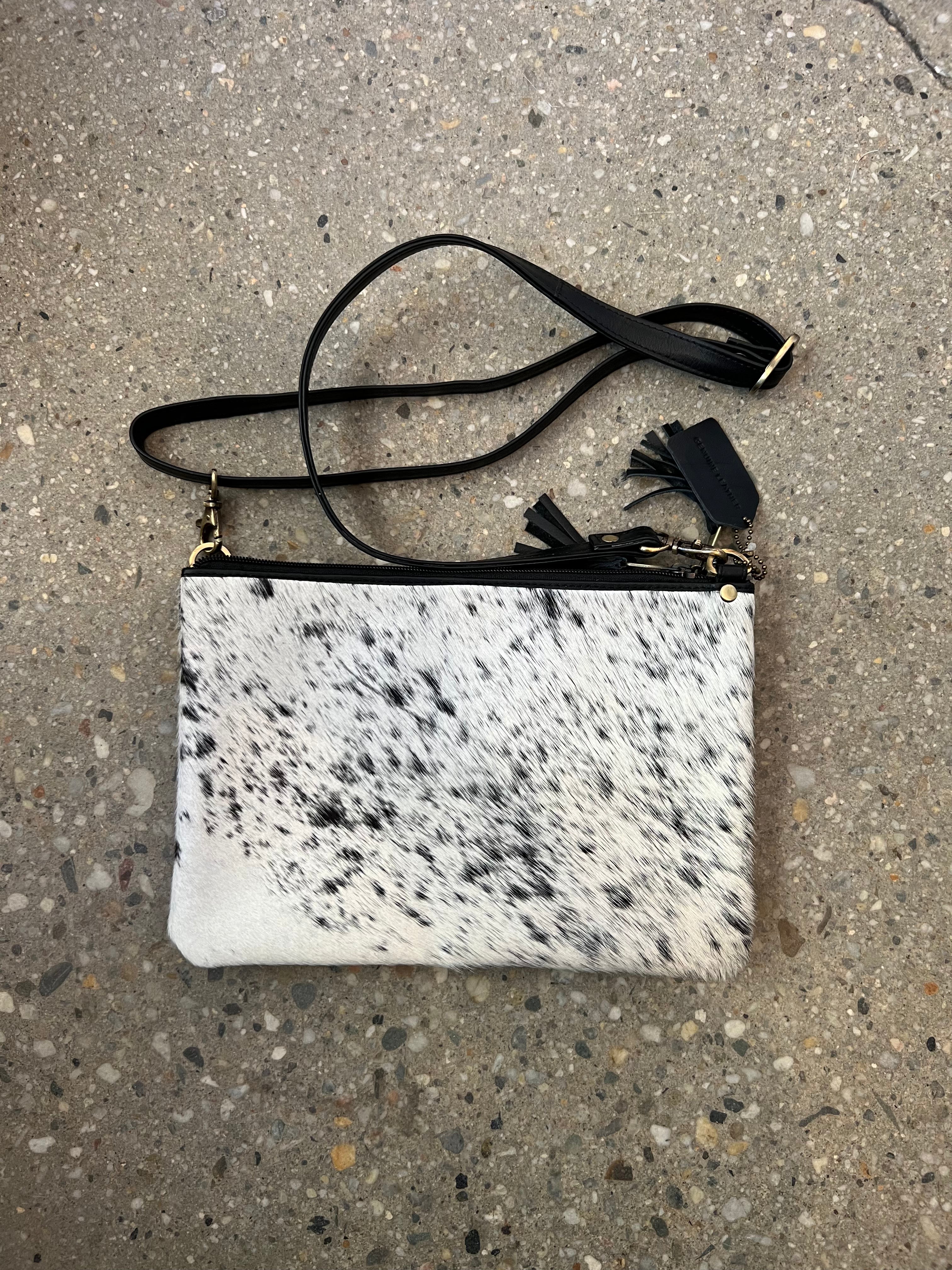 Cowhide Bag London Black 2