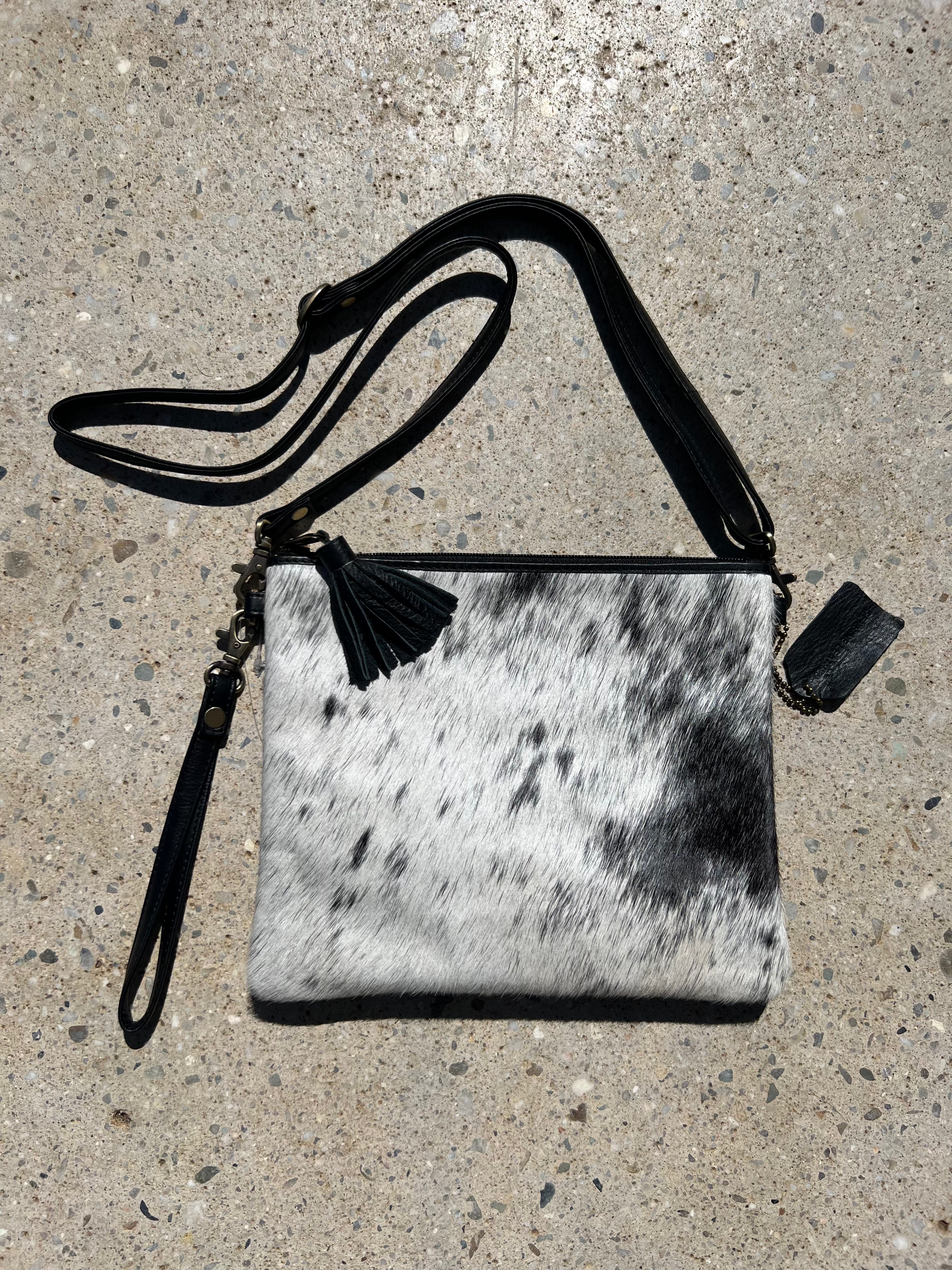 Cowhide Bag Toronto Black