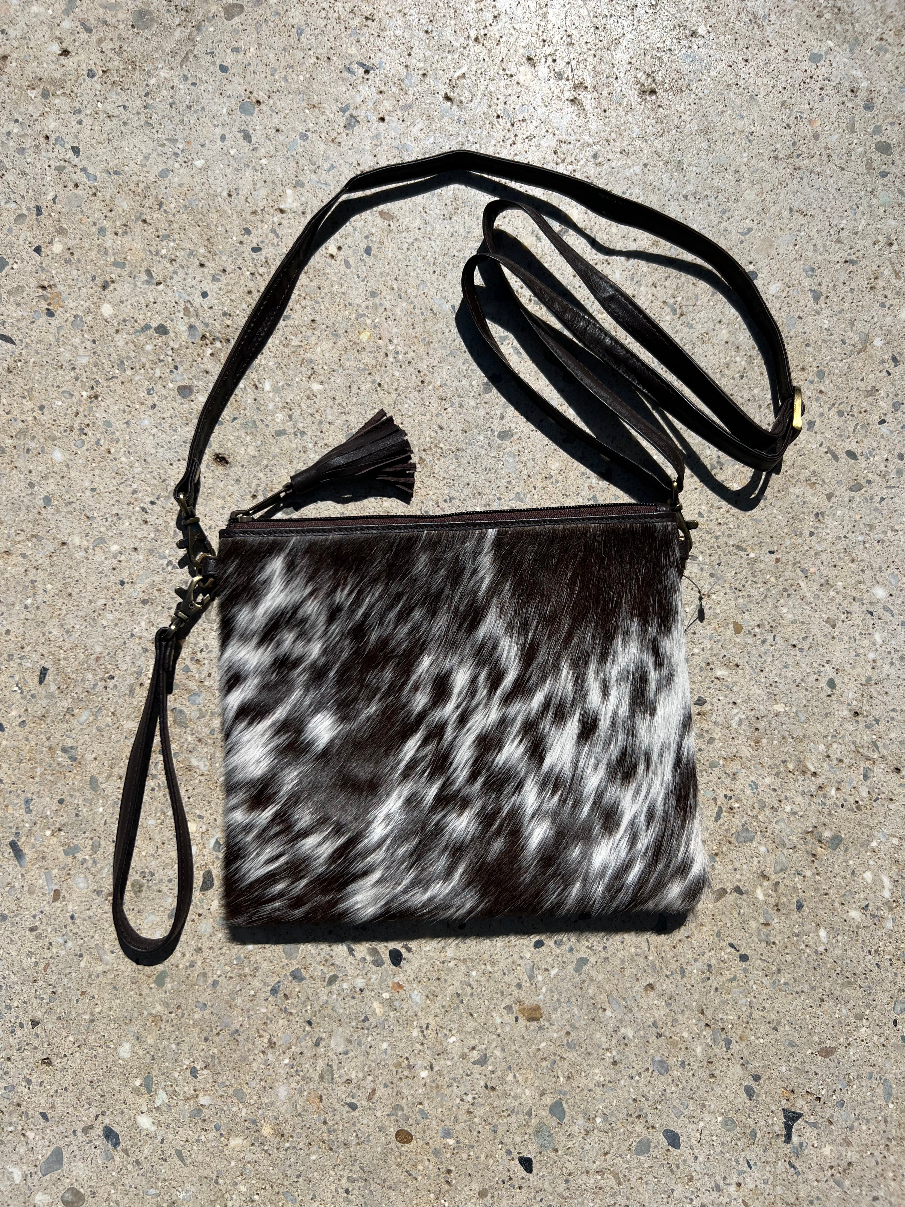 Cowhide Bag Toronto Brown