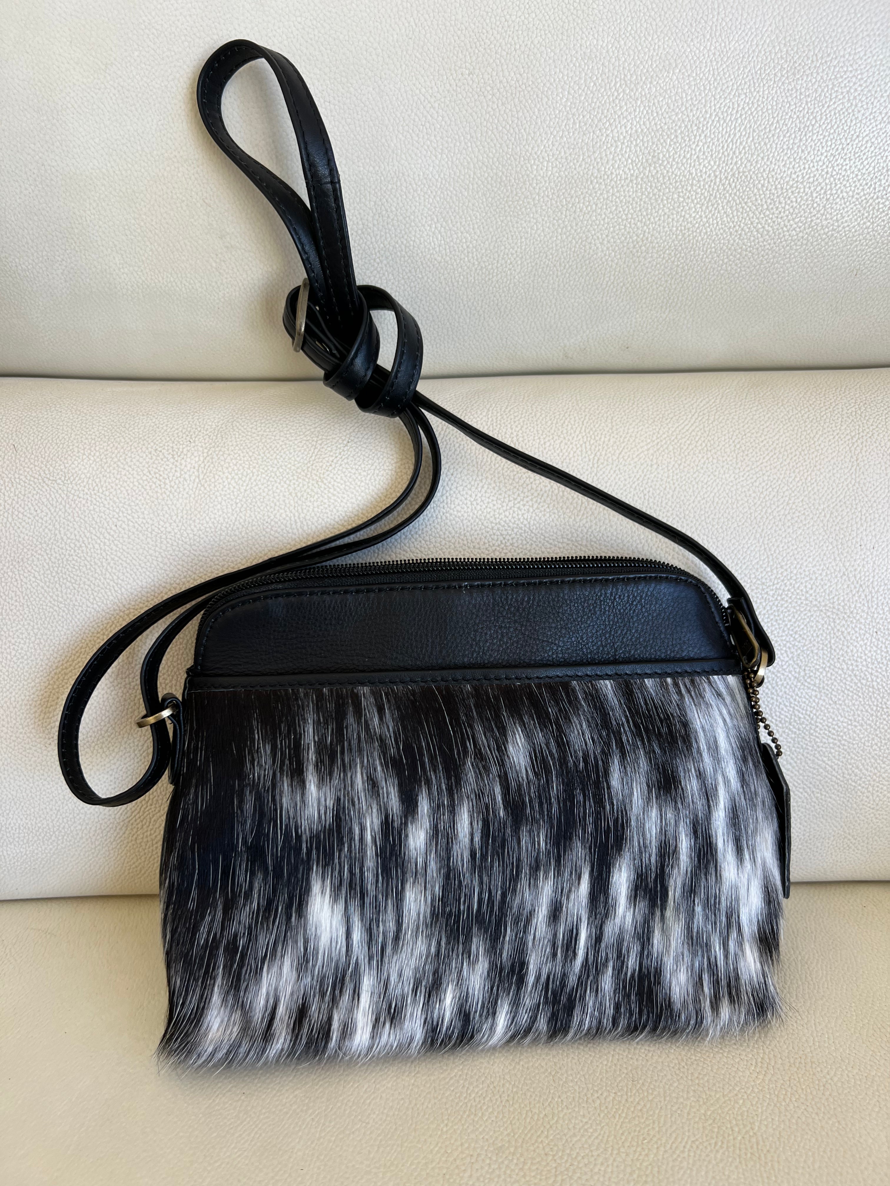 Cowhide Bag Ireland Black