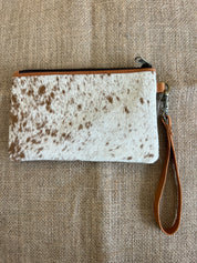 Cowhide Clutch Toronto - Tan 3