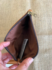 Cowhide Clutch Toronto - Tan 3