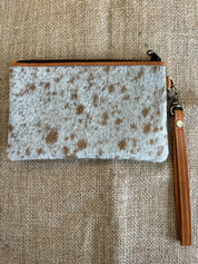 Cowhide Clutch Toronto - Tan 4