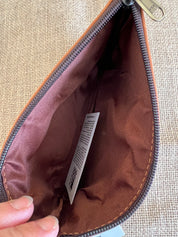 Cowhide Clutch Toronto - Tan 4