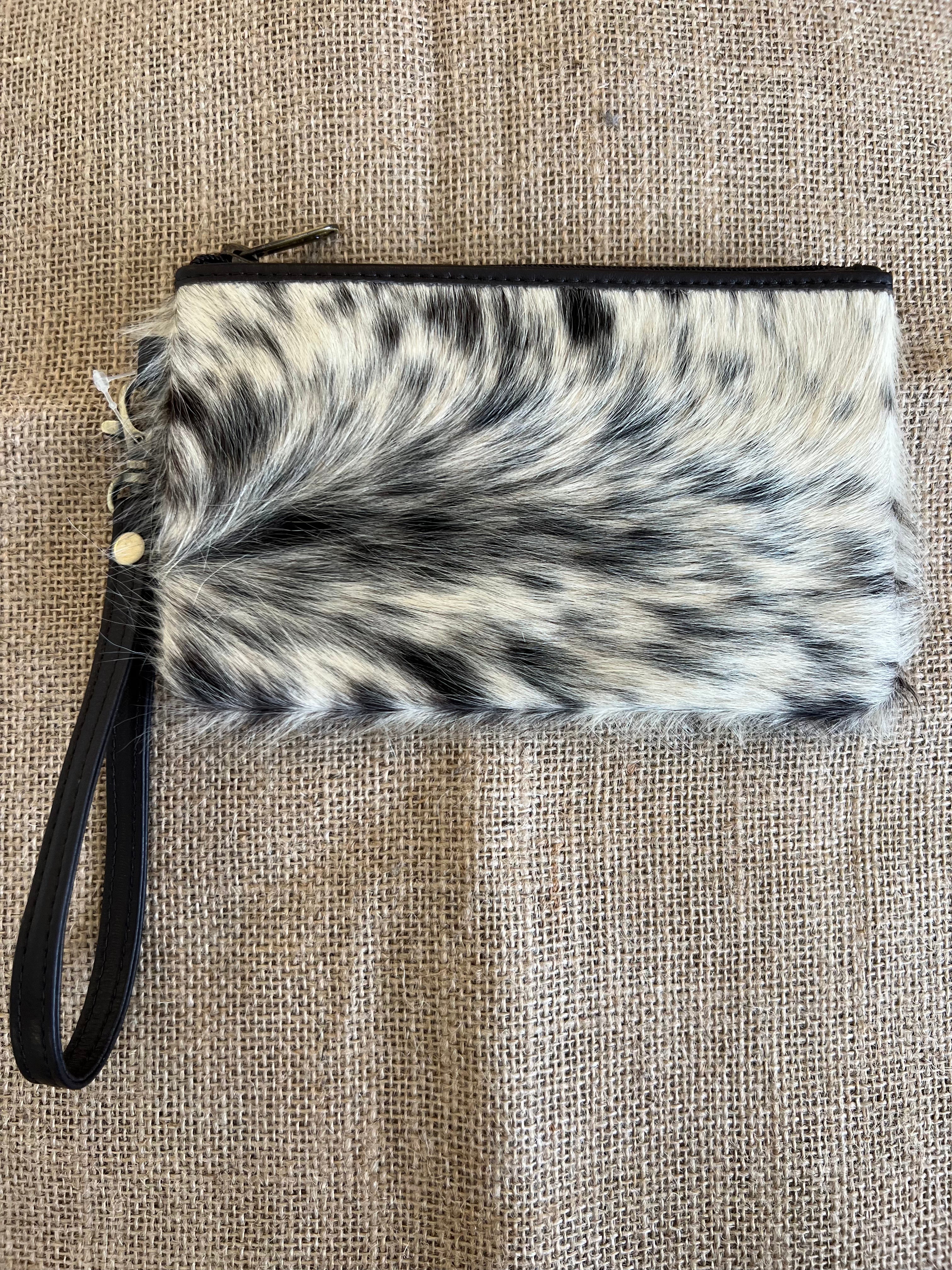 Cowhide Clutch Toronto - Brown