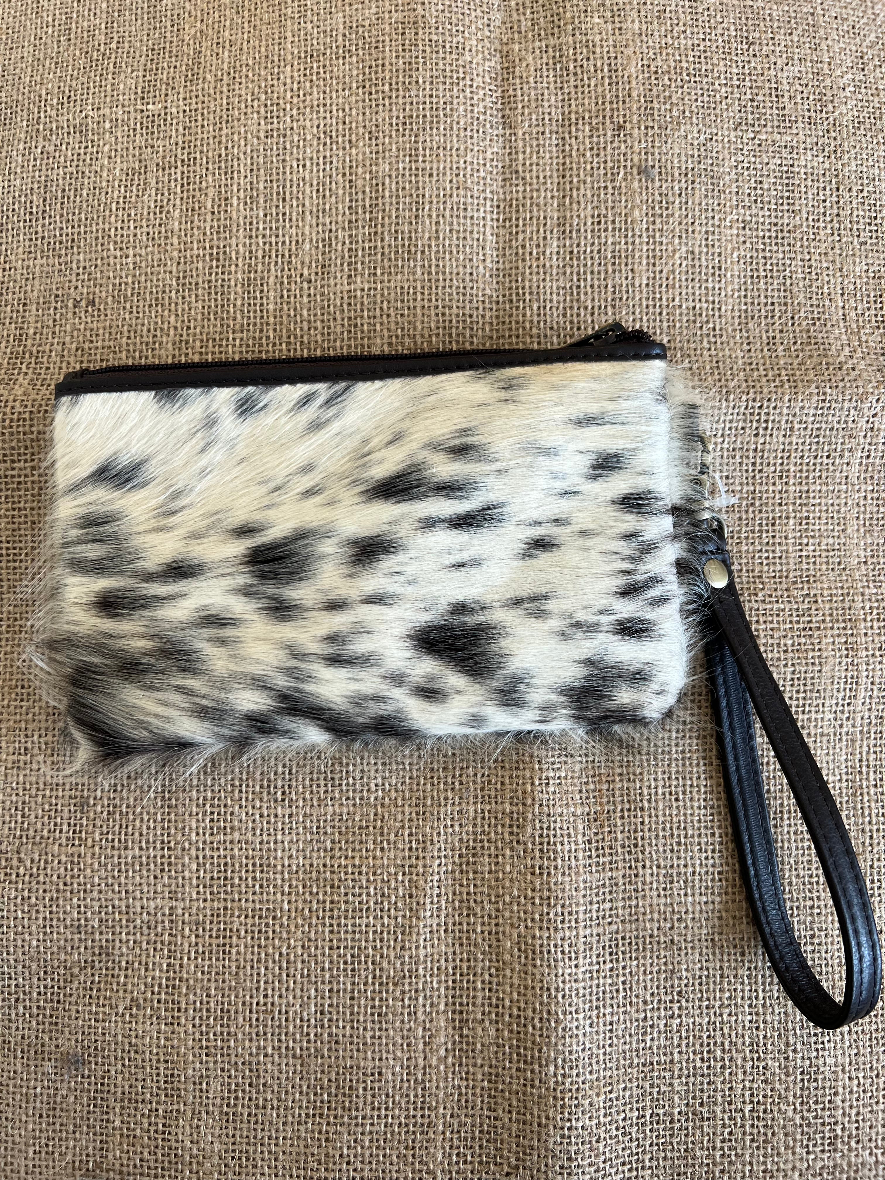 Cowhide Clutch Toronto - Brown