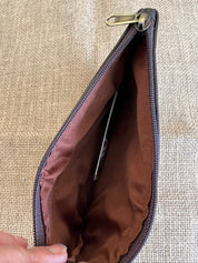 Cowhide Clutch Toronto - Brown