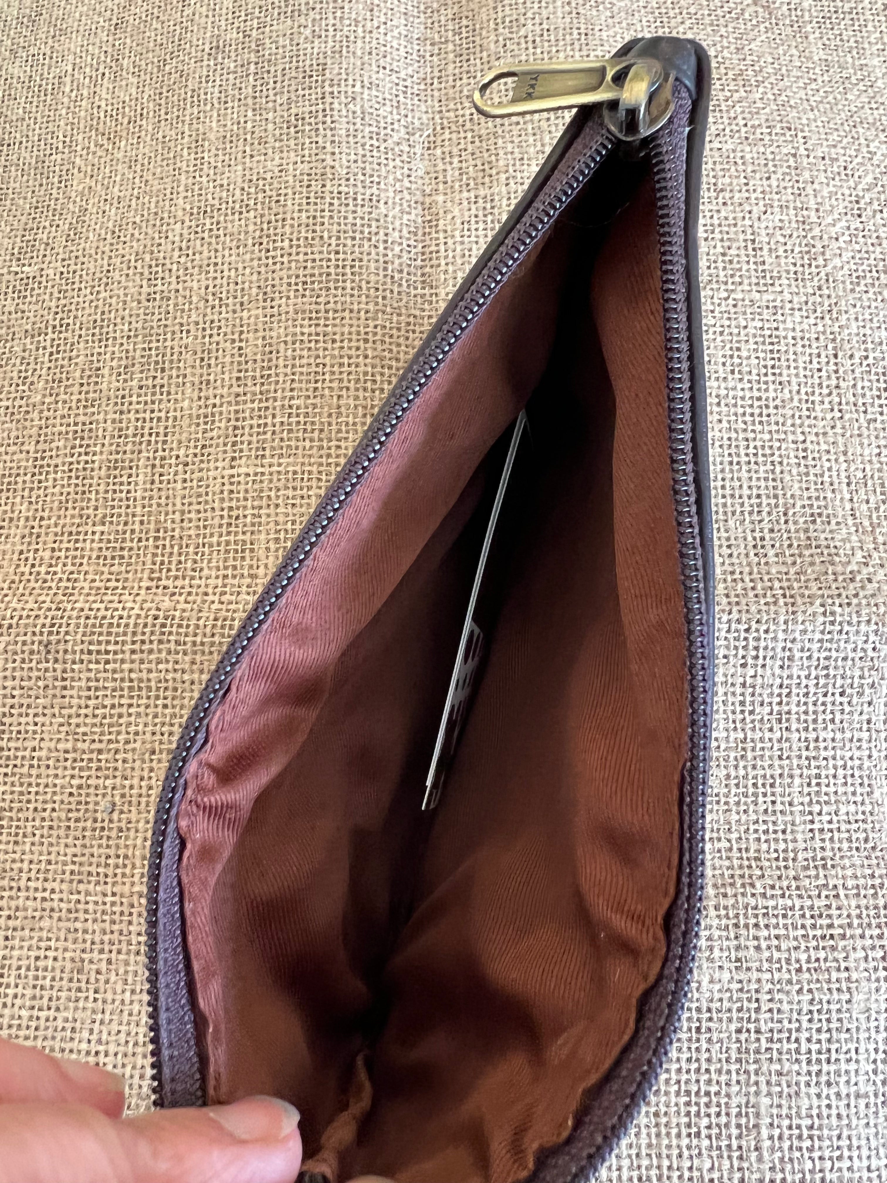 Cowhide Clutch Toronto - Brown