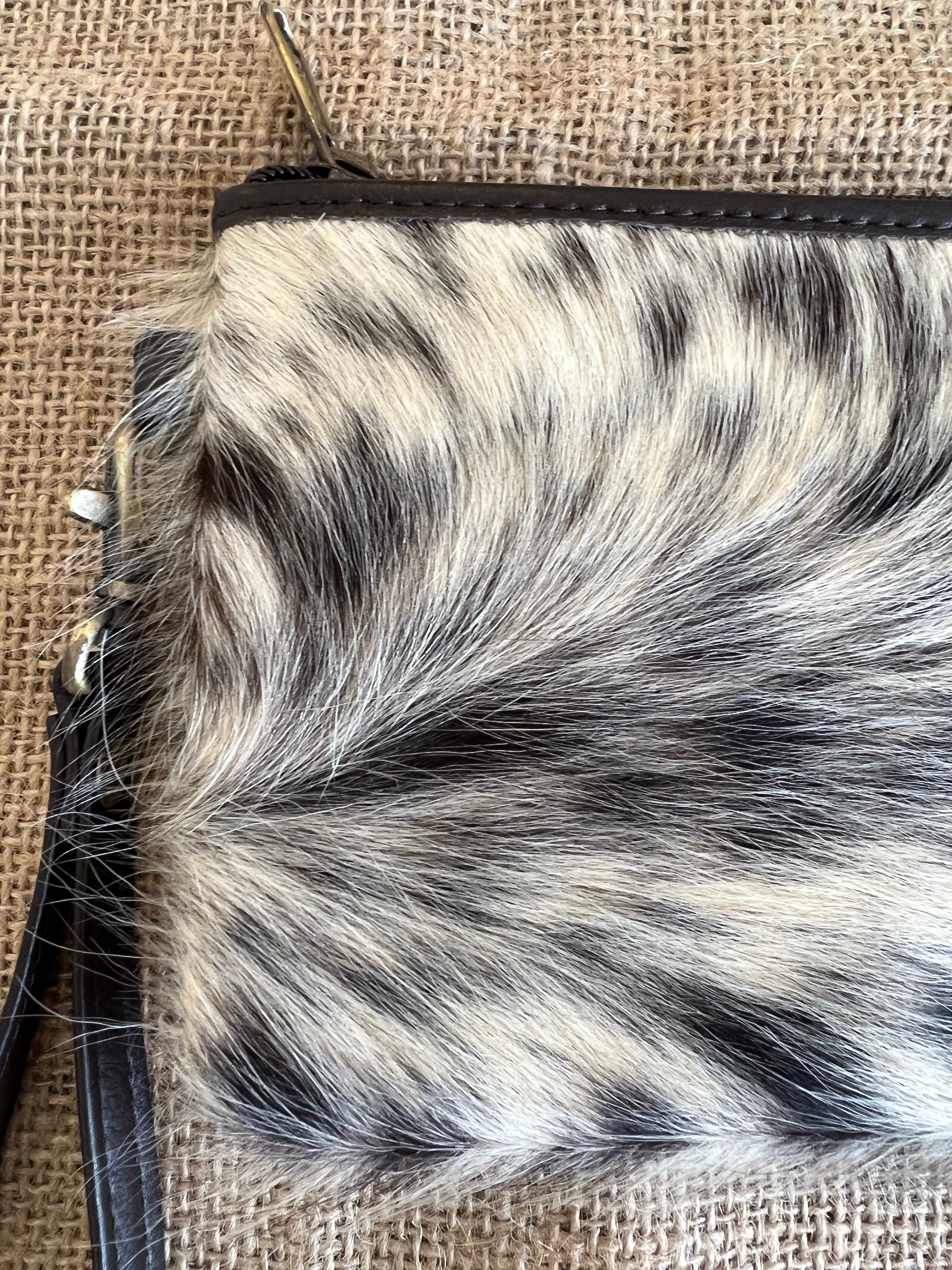 Cowhide Clutch Toronto - Brown
