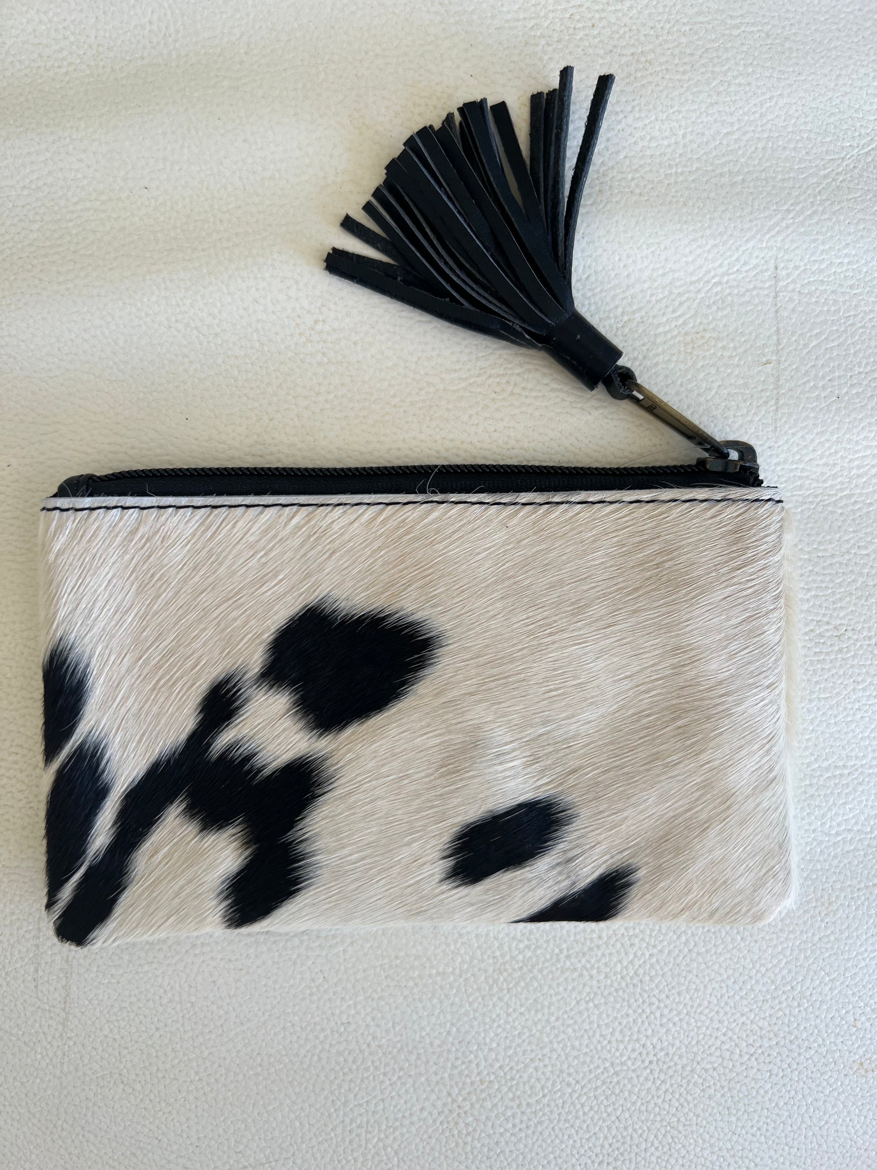 Cowhide Clutch York - Black 4