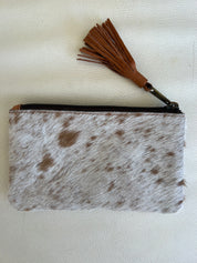 Cowhide Clutch York - Tan