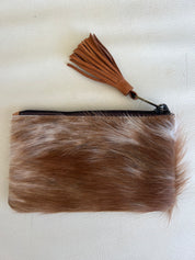 Cowhide Clutch York - Tan 2