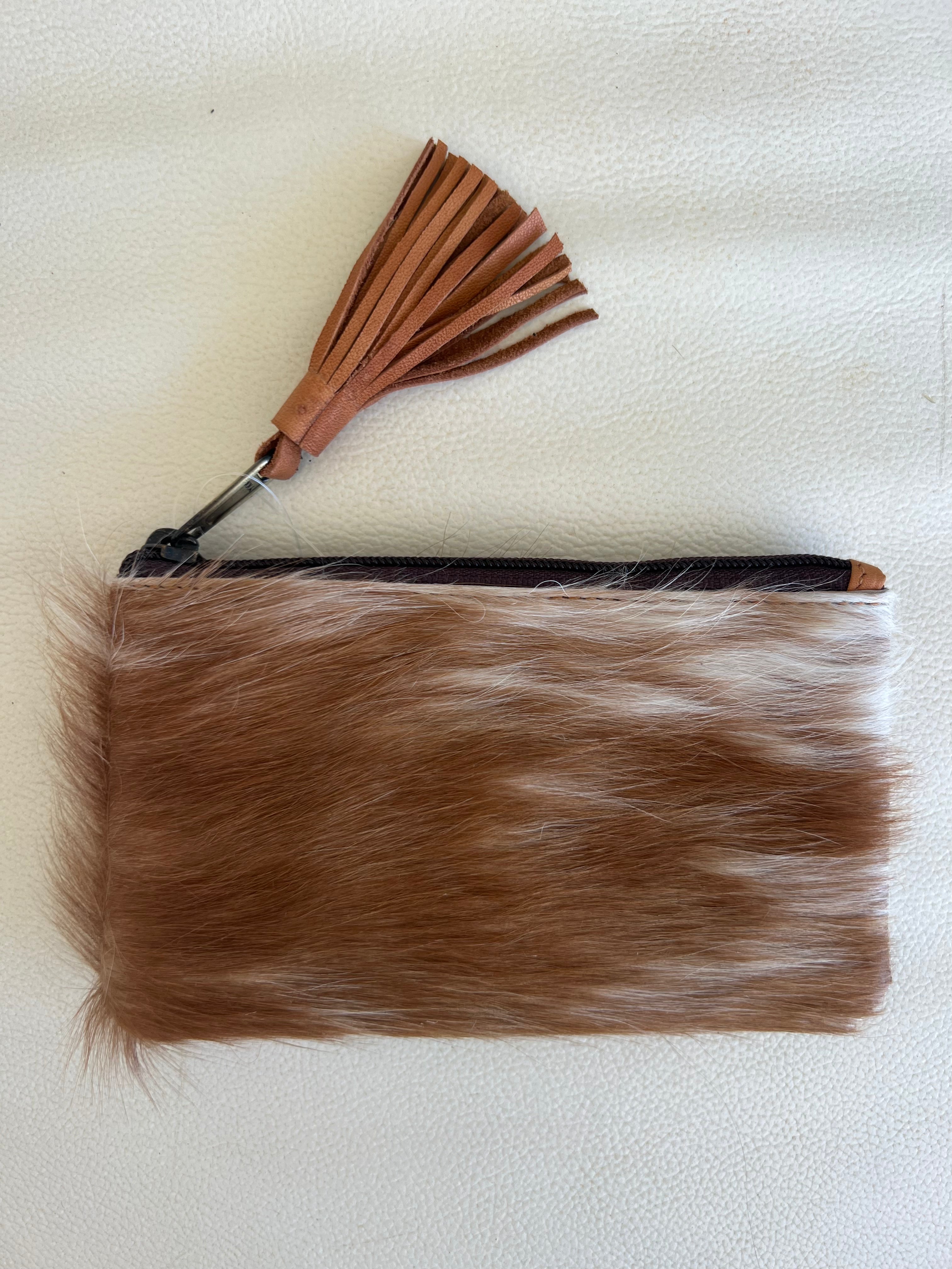 Cowhide Clutch York - Tan 2