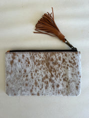 Cowhide Clutch York - Tan 3