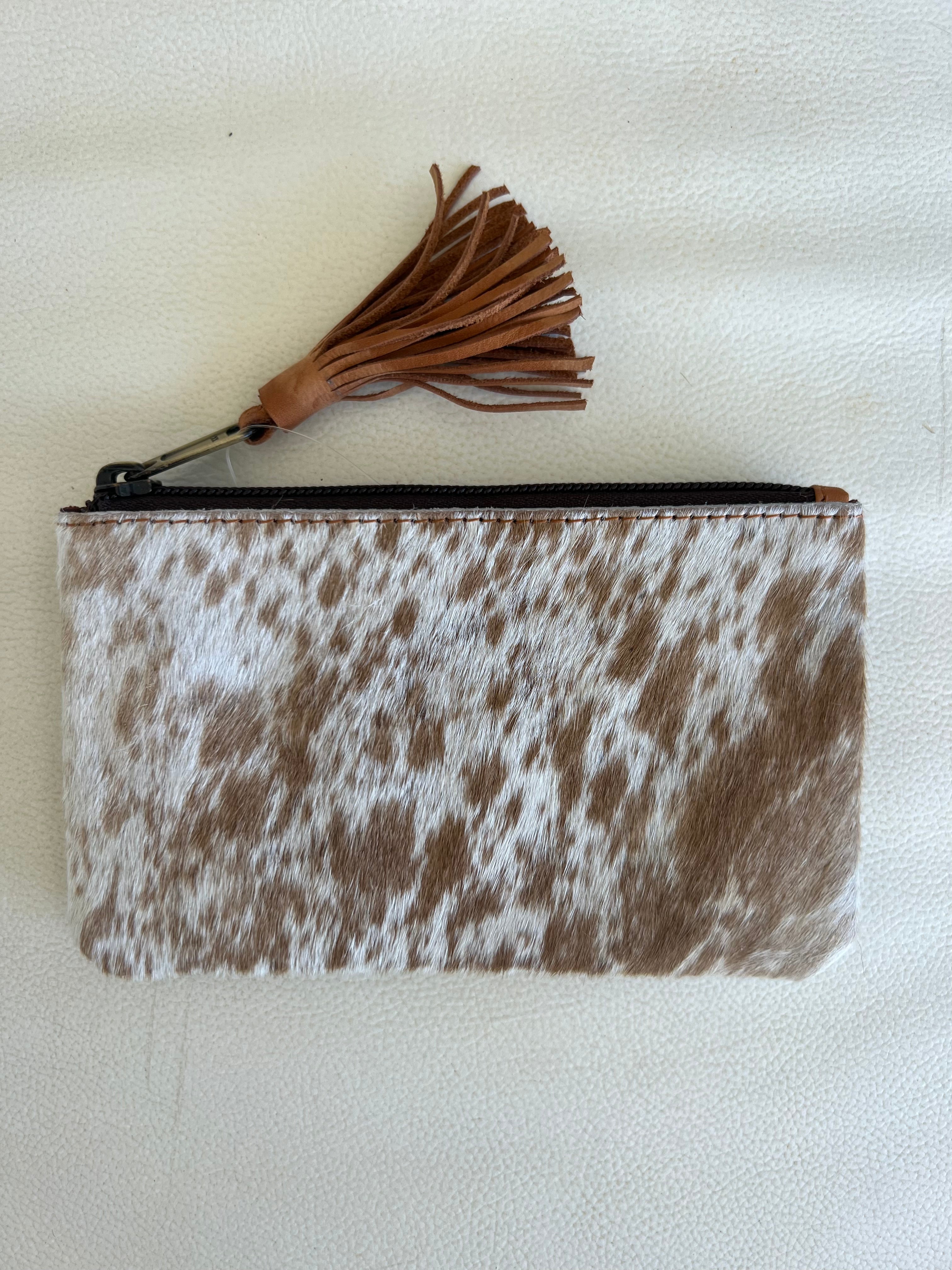 Cowhide Clutch York - Tan 3