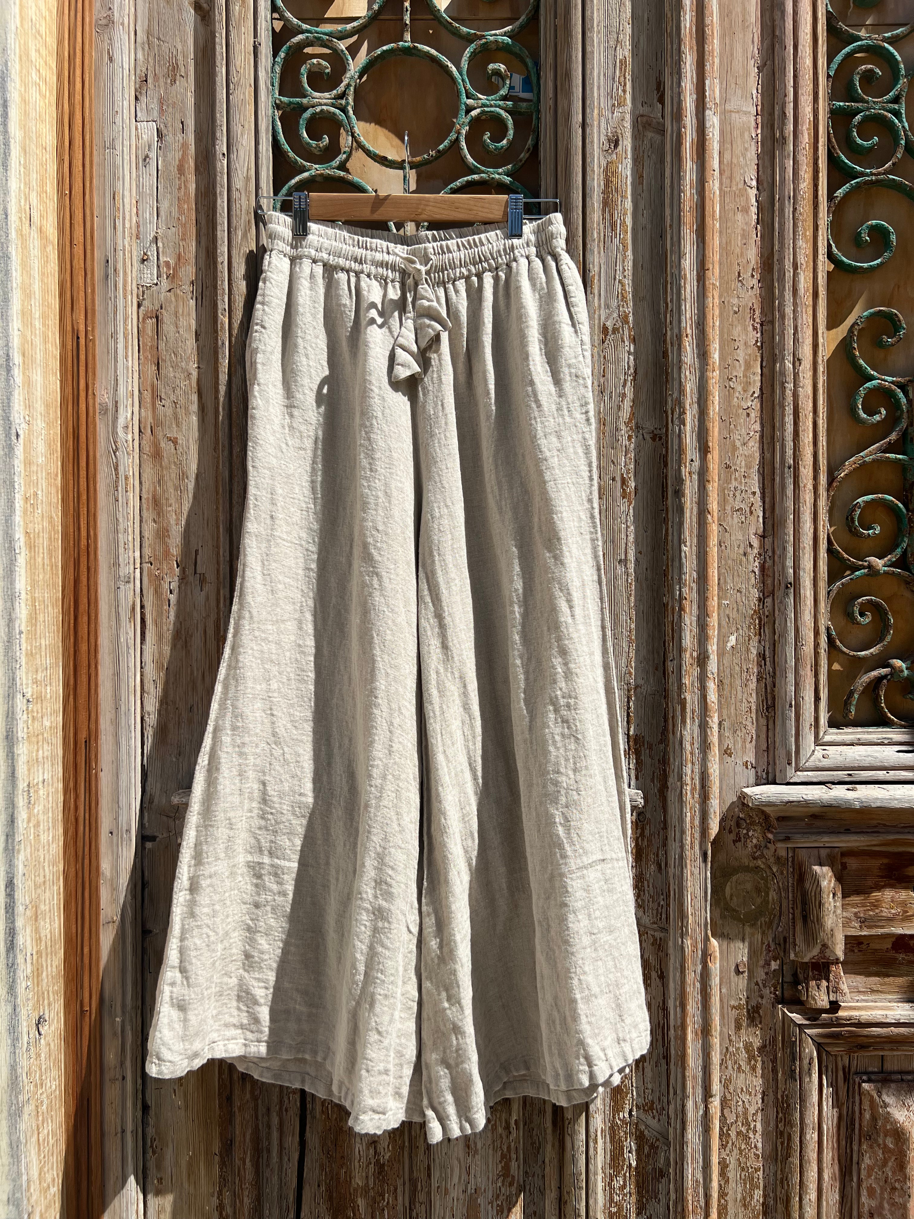 Alghero Pants - Natural Gauze