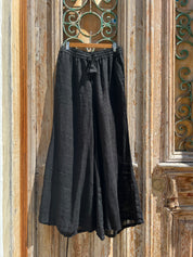 Alghero Pants - Black Gauze